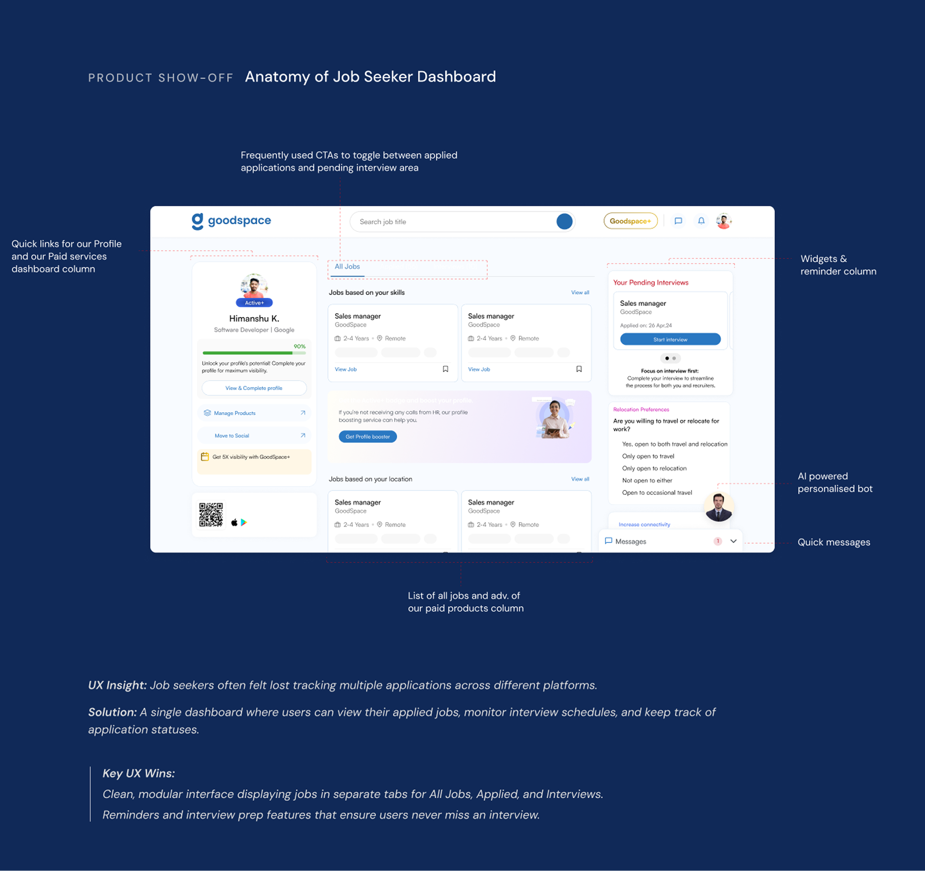 GoodSpace screen 1