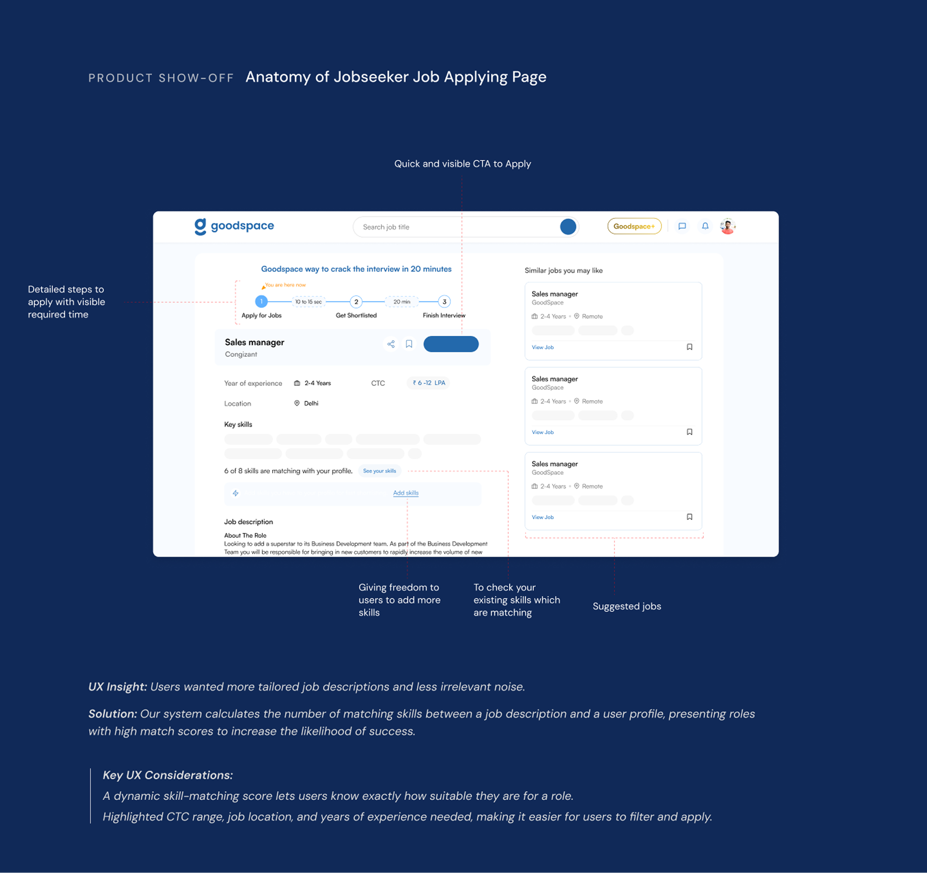 GoodSpace screen 3