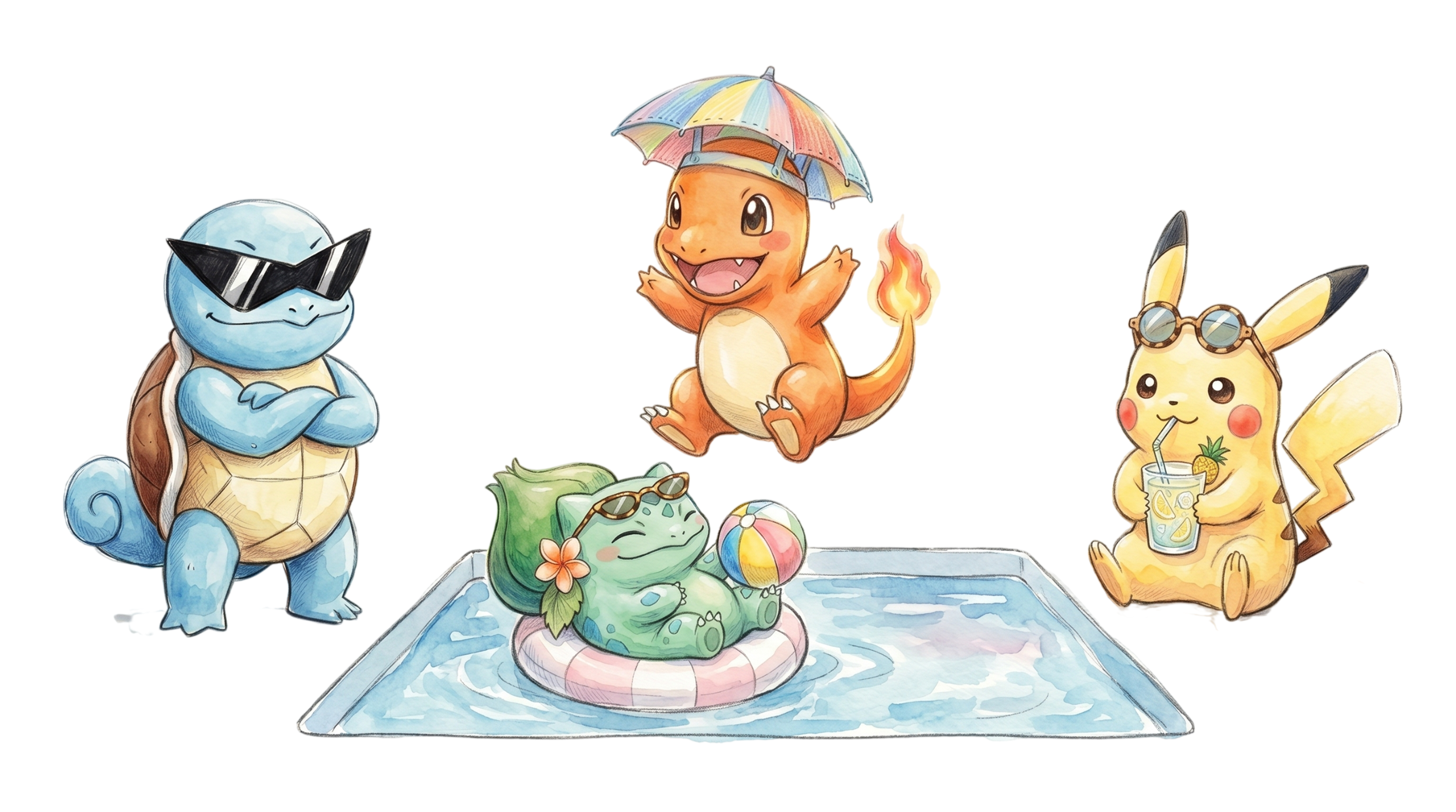 Playful Pokemon Characters