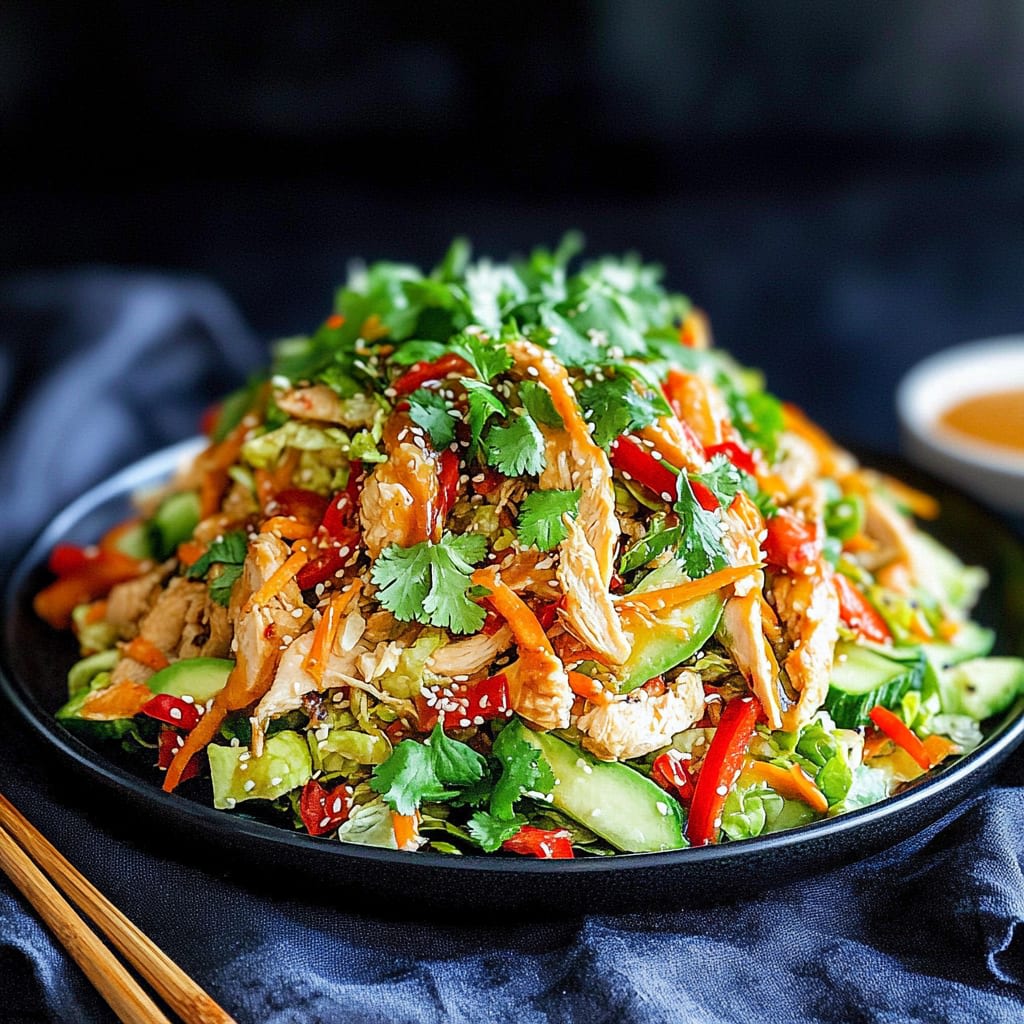 chinese chicken salad: Crunchy and Flavor-Packed Delight