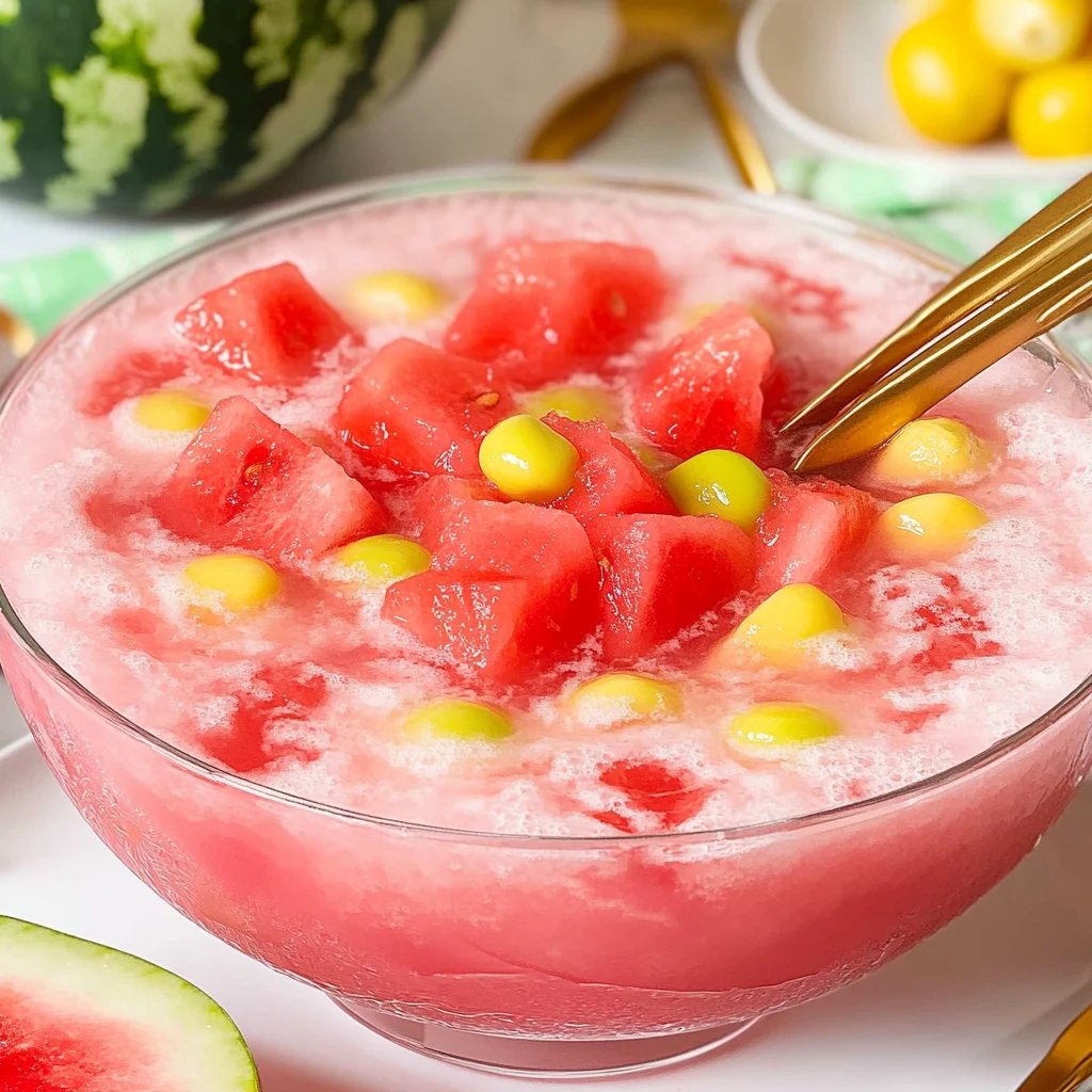 Hwachae Korean Watermelon Punch: Refreshingly Sweet Delight