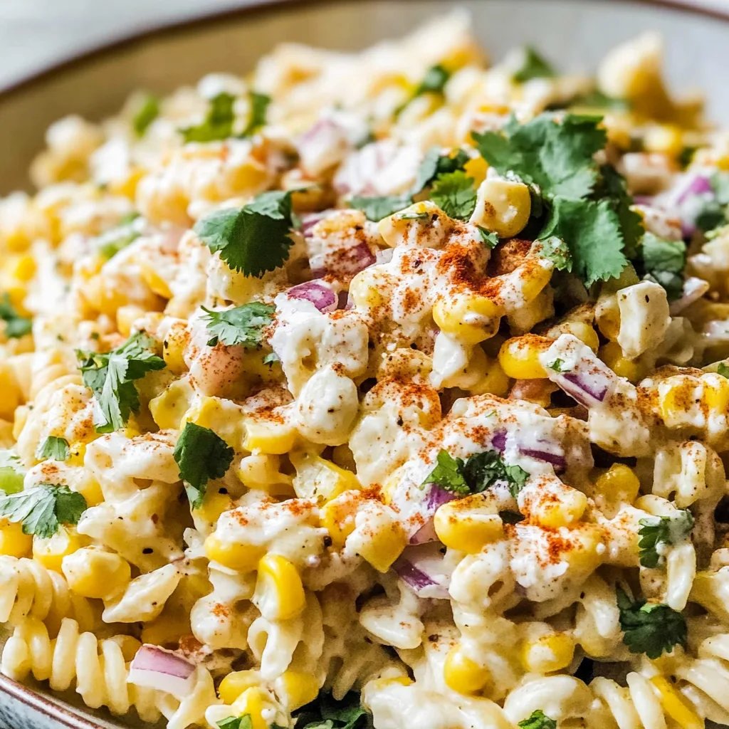 Mexican Street Corn Pasta Salad: Bold and Flavorful Delight