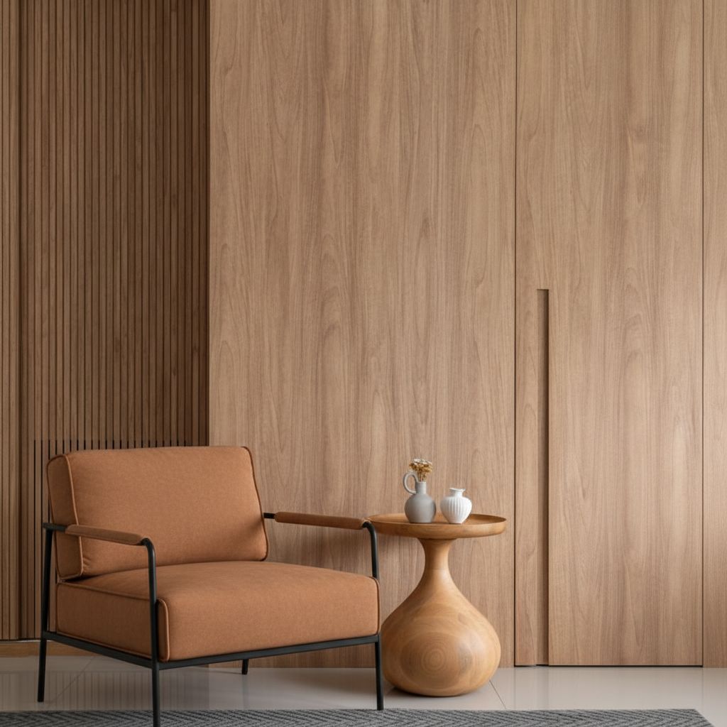 Modern chair in stylish interior