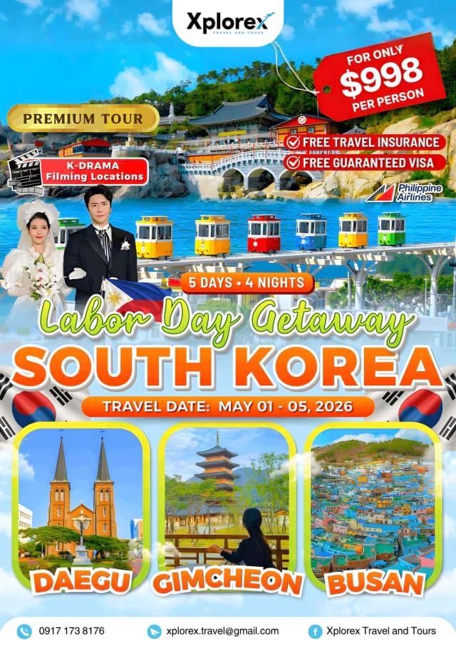 South Korea — You've seen it on screen. Now see it for real.  promotional poster