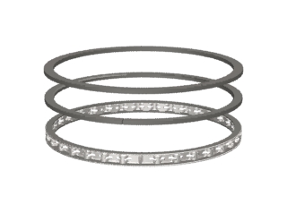 JG ANÉIS - STD (1PC) 3.0;4.3;5.7 (2,0-2,0-4,7)mm