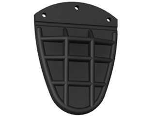 CHAPA BORRACHA ESCAPAMENTO 275