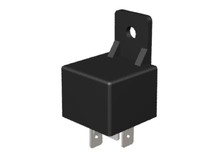 RELE 12V 040/10A 5T C/SUP POWER TRIM DP-B;C;D;E (s/diodo)