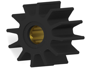 ROTOR B.DÁGUA EIXO25mm 95-63mm 12 ALH D40B;D61;71;72;78;SCÂNIA 