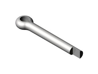 CONTRAPINO INOX TIPO GRAMPO 1,6x12mm MANETE / TRAMBULADOR RABETA (17253)