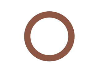 ARRUELA FIBRA M18(18,2x24-1,5)mm BUJÃO CABEÇOTE RABETA