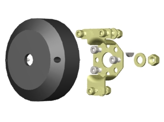 KIT BEZEL 90º CAIXA DIRECÃO FLEX (T71,LM)