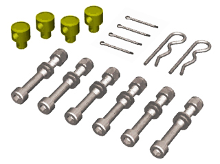 COMANDO-(KIT PAR.PRESILHAS PONTEIRAS) MECANISMO TOP DUPLO (NT)