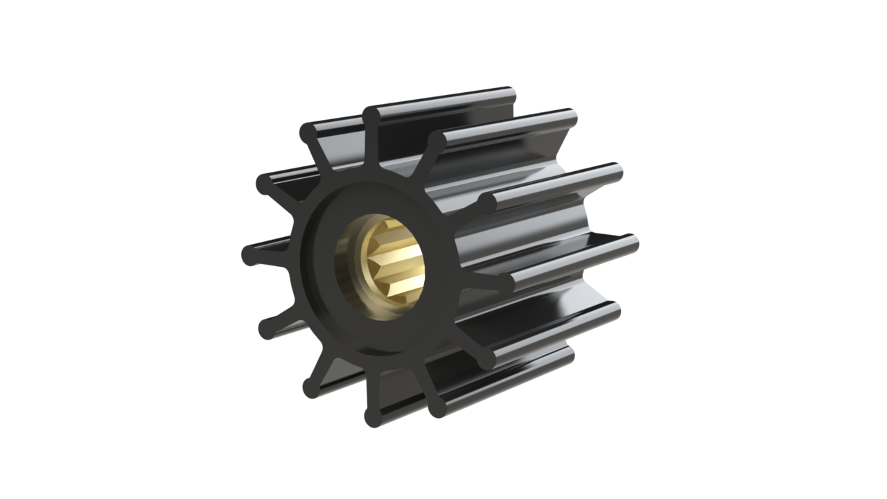 ROTOR B.DÁGUA EIXO16mm 57-48mm 12 ALH 4.3;5.0;5.7;7.4;8.2GXI FAMÍLIA 6X1