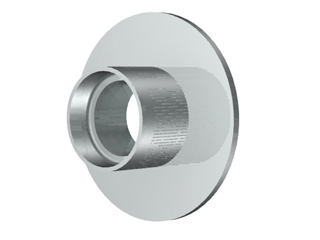 ESPAÇADOR INOX ARR C/ ROSCA LATERAL CAPACETE LEME 290; DP-A; DP-B (M12-1,5)