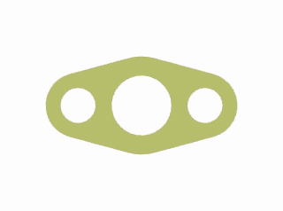 JUNTA LUBRIFICAÇÃO ÓLEO TURBO D31;32;40;41;42;43;44;300;72;D3;4;6;12