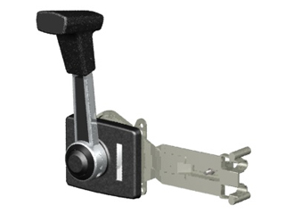 COMANDO COMPLETO LATERAL P/LANCHAS (SEM TRIM)