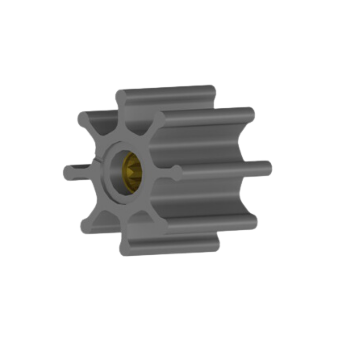 ROTOR B.DÁGUA EIXO16mm 65-50mm 08 ALH D40;41;42;43;44;300 (ESTRIADO)