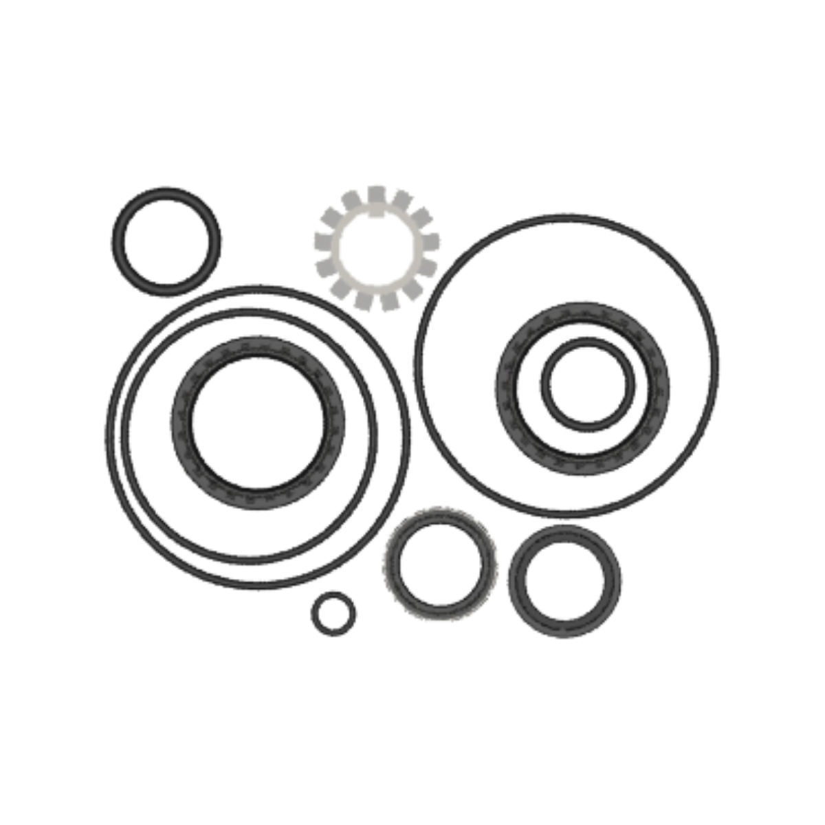 KIT ORING INFERIOR 280DP;DP-A;B;C;D;E