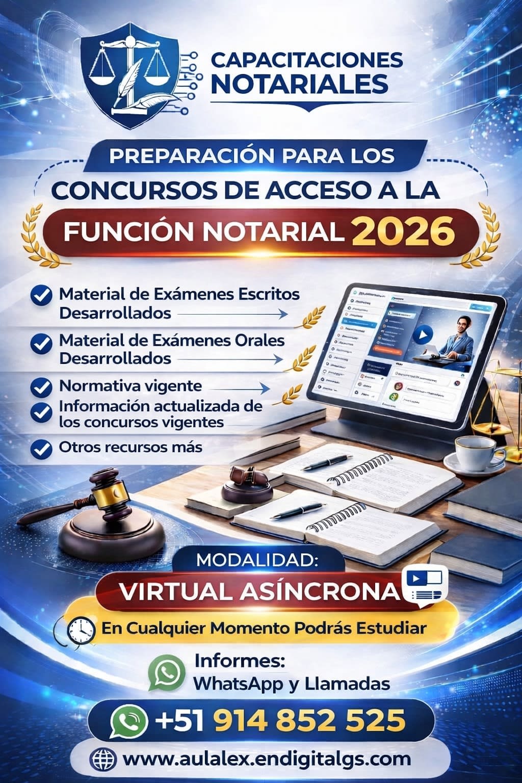 CURSO ESPECIALIZADO EN ACCESO A LA FUNCIÓN NOTARIAL 2026