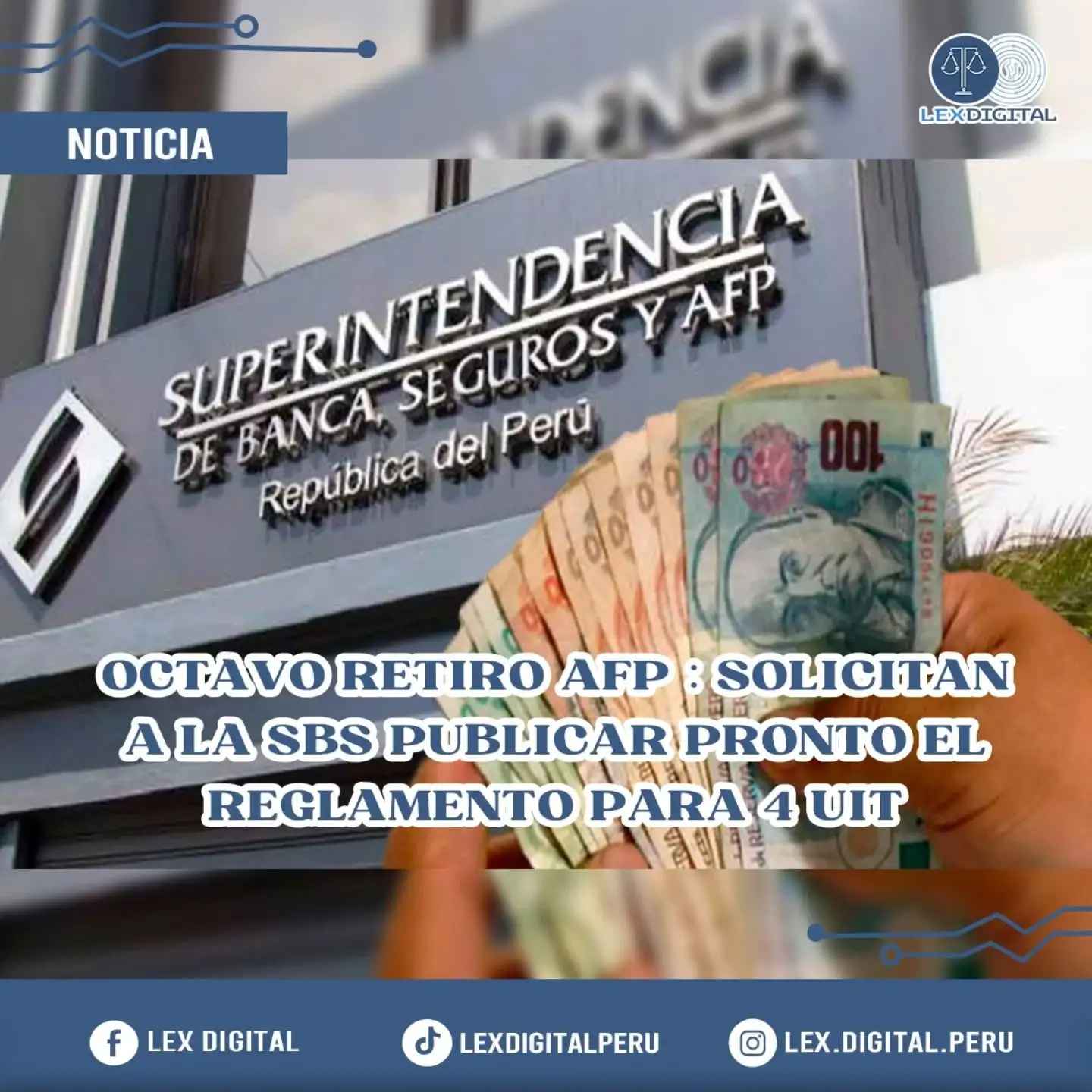 Octavo retiro de AFP: congresista José Luna exige a la SBS acelerar reglamento para liberar hasta 4 UIT