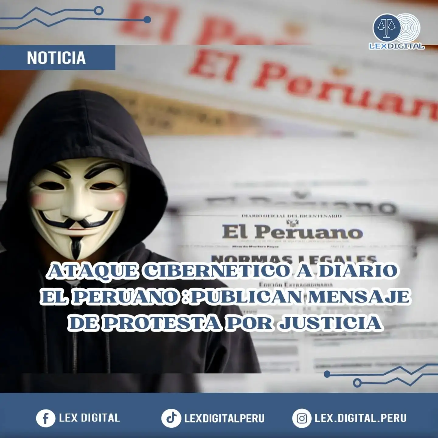 Hackers de Deface Perú atacan web de El Peruano y exponen datos de más de 3.000 policías