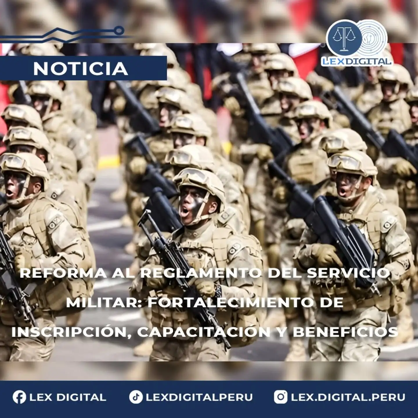 Decreto Supremo 018-2025-DE: Reforma Estratégica al Reglamento del Servicio Militar para Fortalecer Inscripción, Capacitación y Beneficios a Ciudadanos