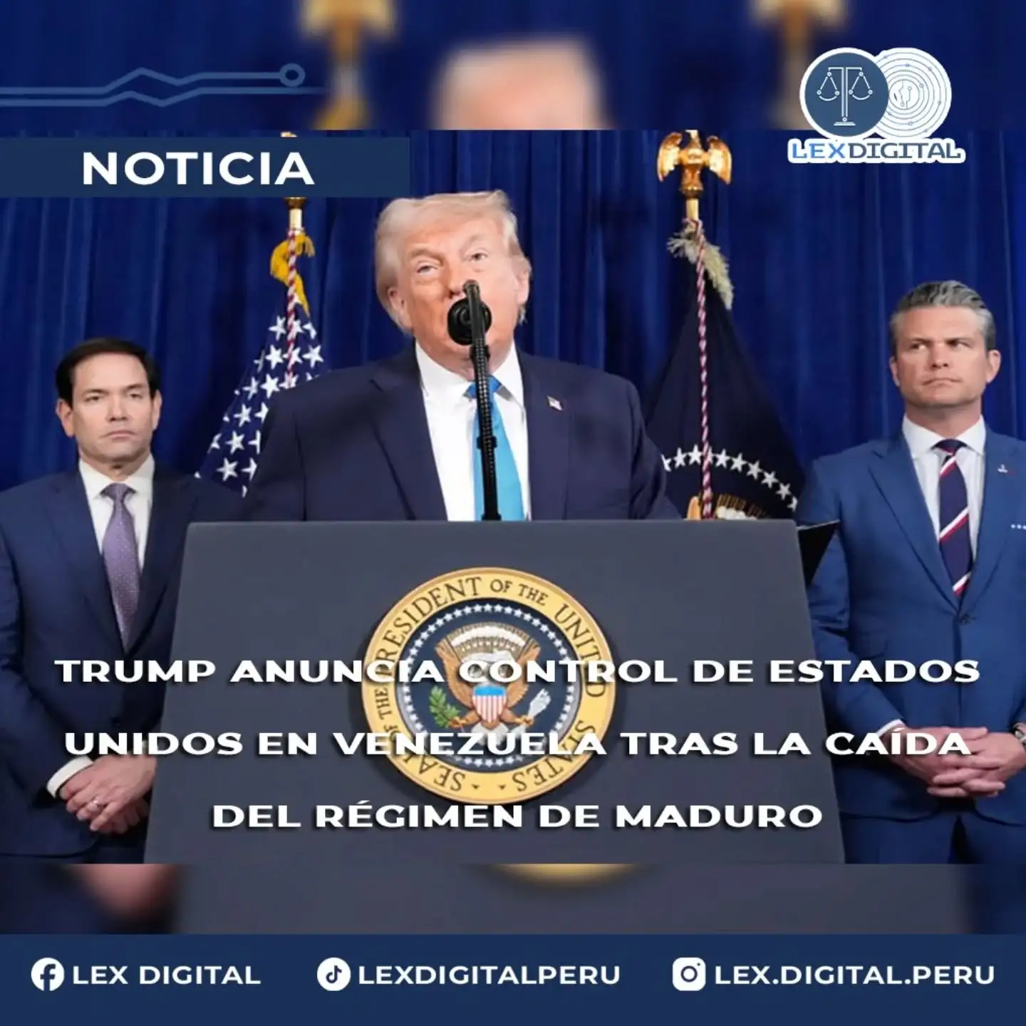 Trump Anuncia que Estados Unidos «Dirigirá» Venezuela: Operación Militar Derroca a Maduro y Abre Era de Control Estadounidense
