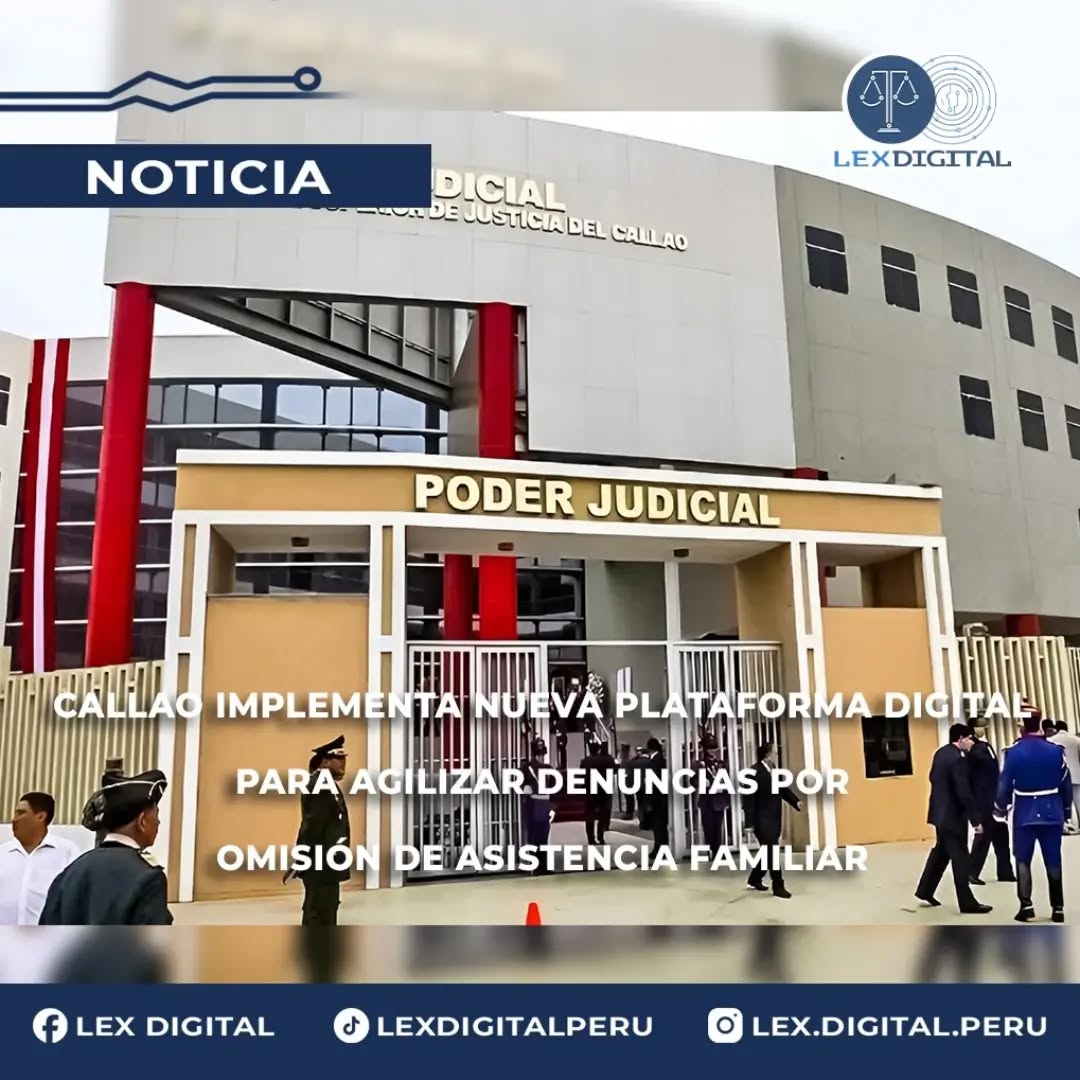 Callao implementa nueva plataforma digital para agilizar denuncias por omisión de asistencia familiar