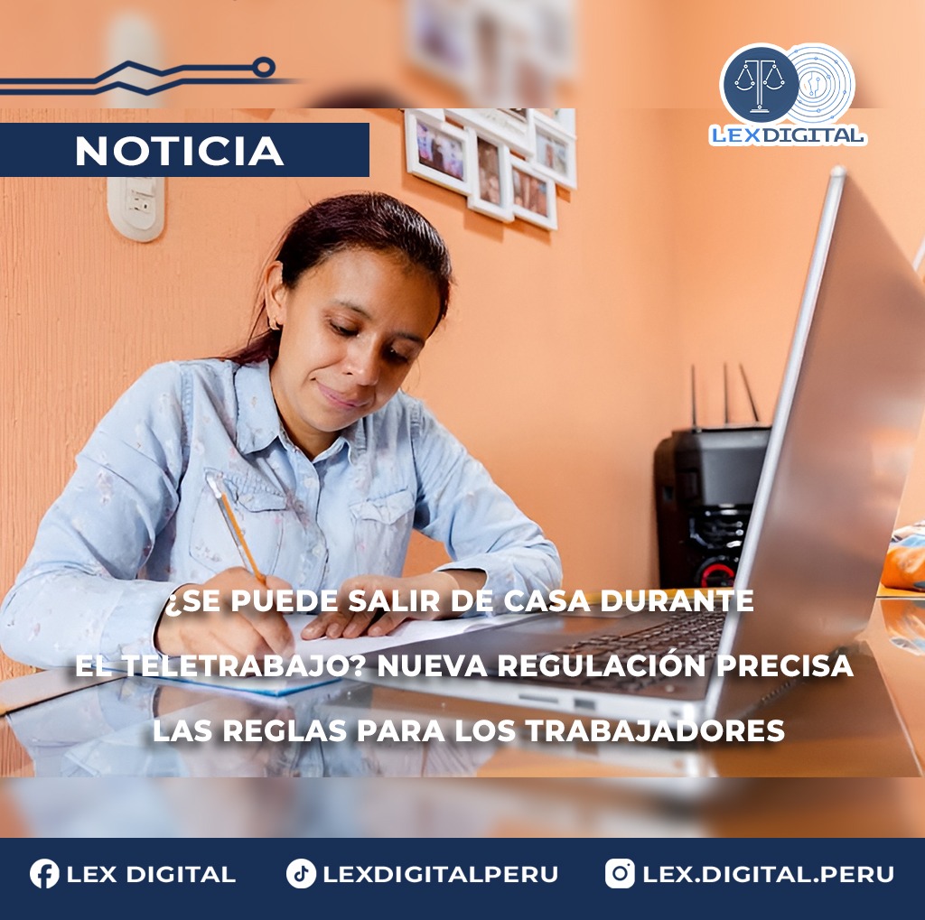 ¿Se puede salir de casa durante el teletrabajo? Nueva regulación precisa las reglas para los trabajadores