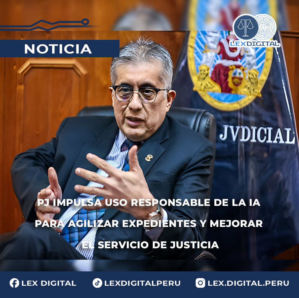 PJ impulsa uso responsable de la IA para agilizar expedientes y mejorar el servicio de justicia