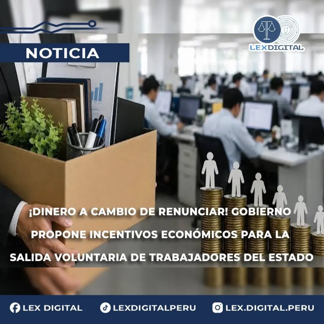 ¡Dinero a cambio de renunciar! gobierno propone incentivos económicos para la salida voluntaria de trabajadores del estado