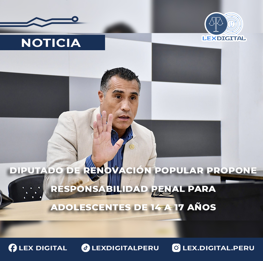 Proponen responsabilidad penal para adolescentes de 14 a 17 años por delitos graves