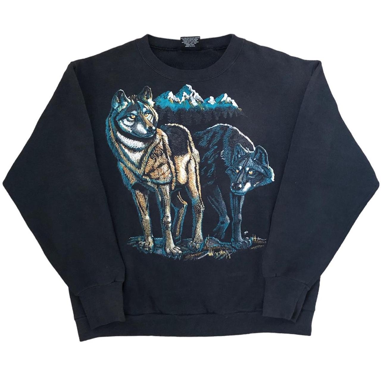 Vintage Harley Davidson Wolf Sweater