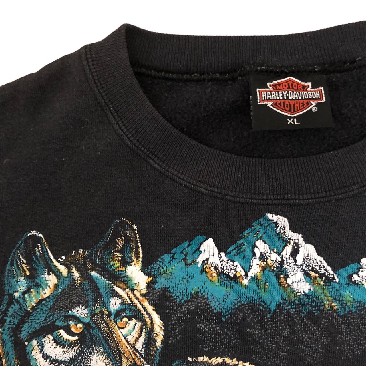 Vintage Harley Davidson Wolf Sweater