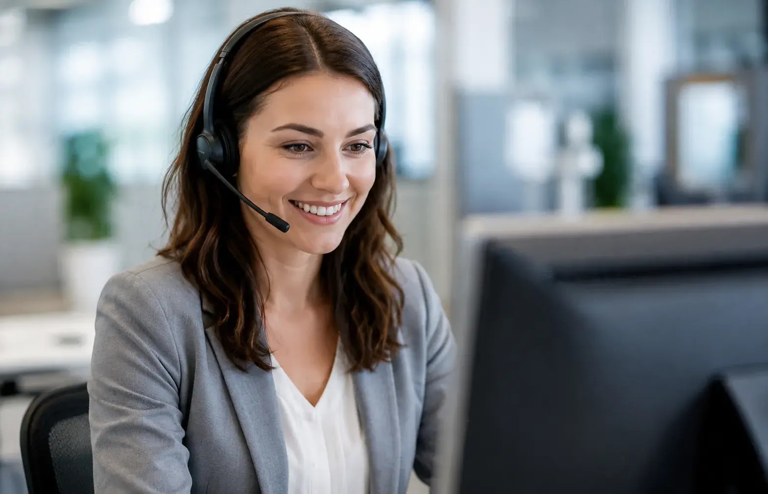 Blitz Leihen Kundenberater im Telefongespräch