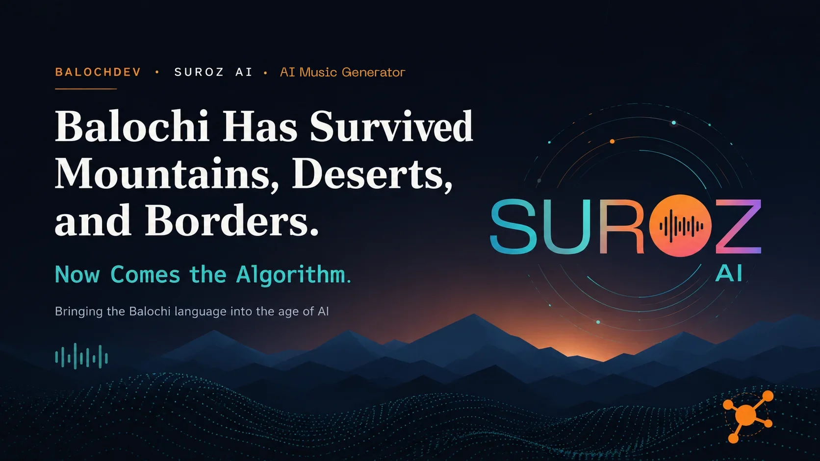 Suroz AI - Balochi music generator powered by BalochDev