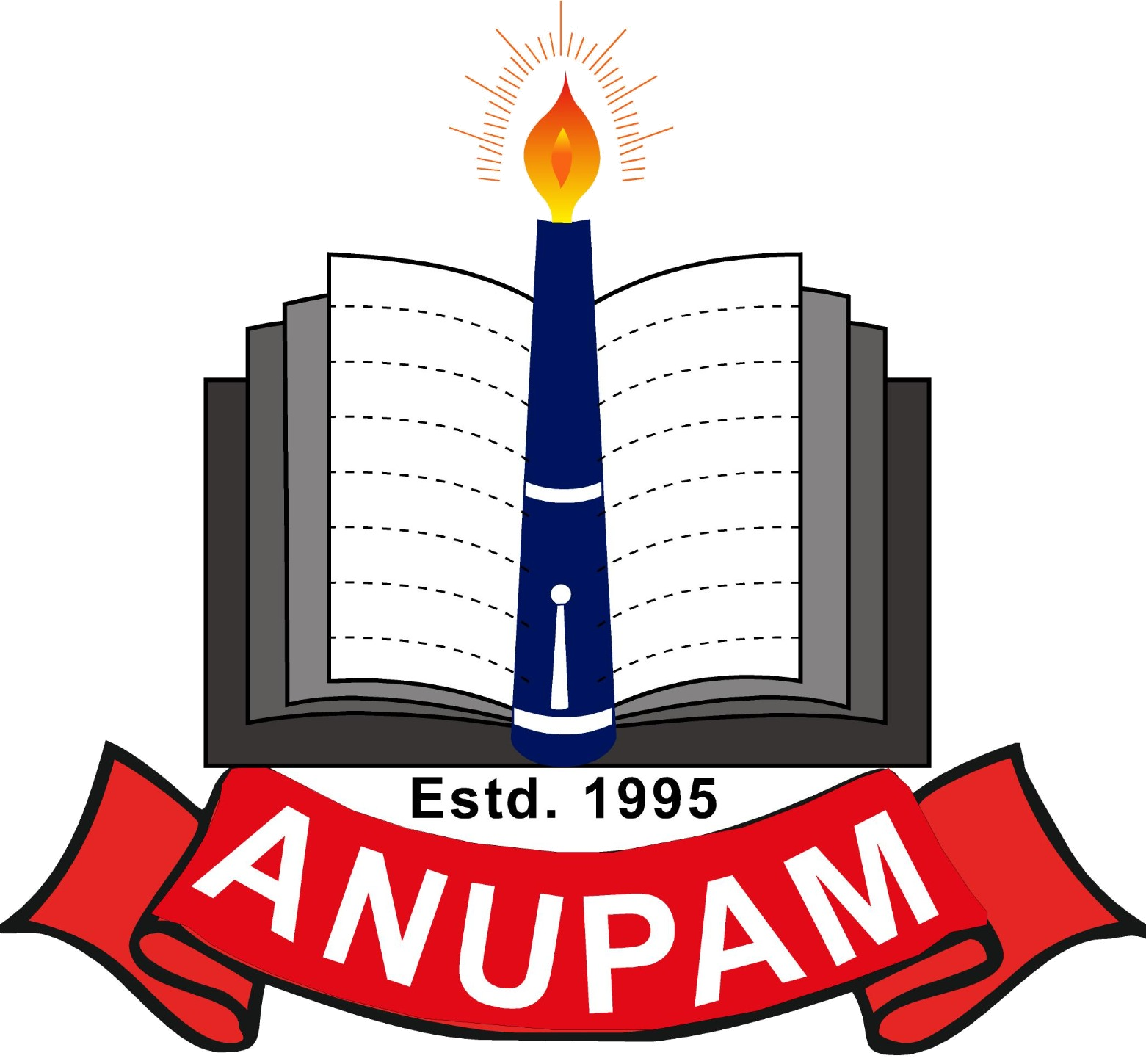 Anupam Vidya Sadan Higher Secondary School Logo