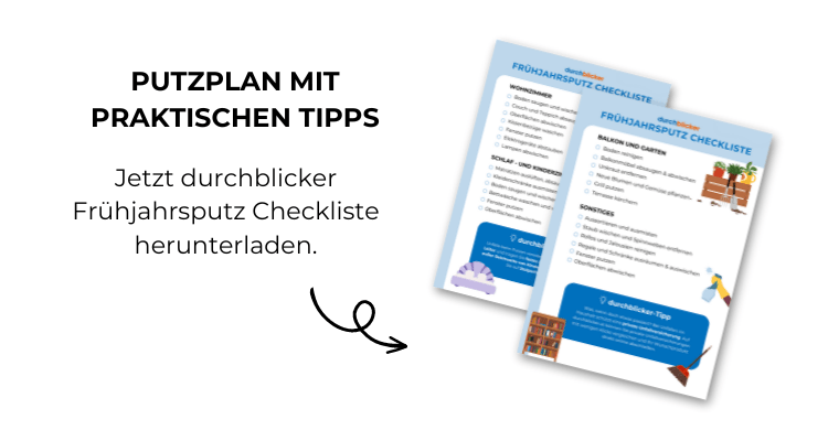 Jetzt Frühjahrsputz Checkliste herunterladen