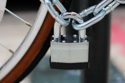 Padlock and chain