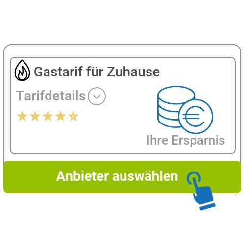 Gasanbieter auswählen