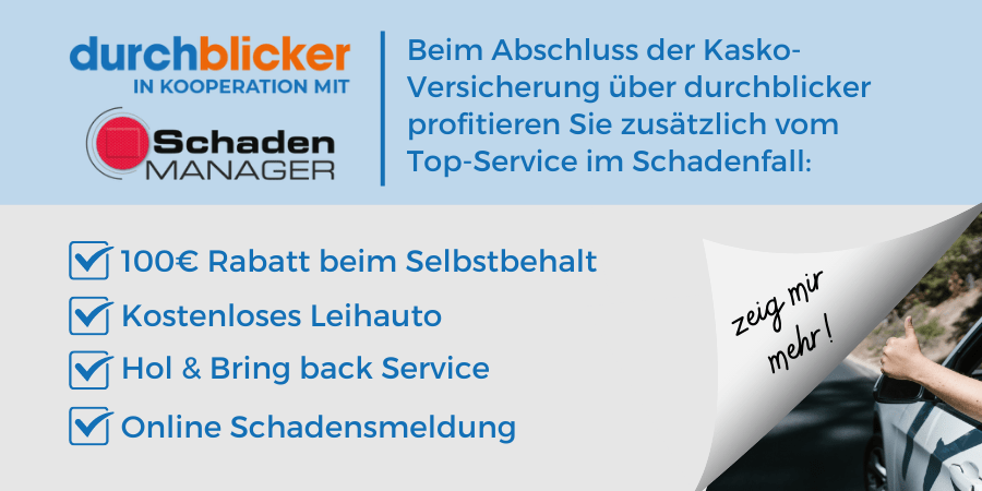 durchblicker und SchadenManager: top Service im Schadenfall