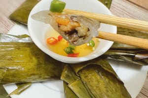 Bánh bột lọc lá (hấp) Quảng Bình