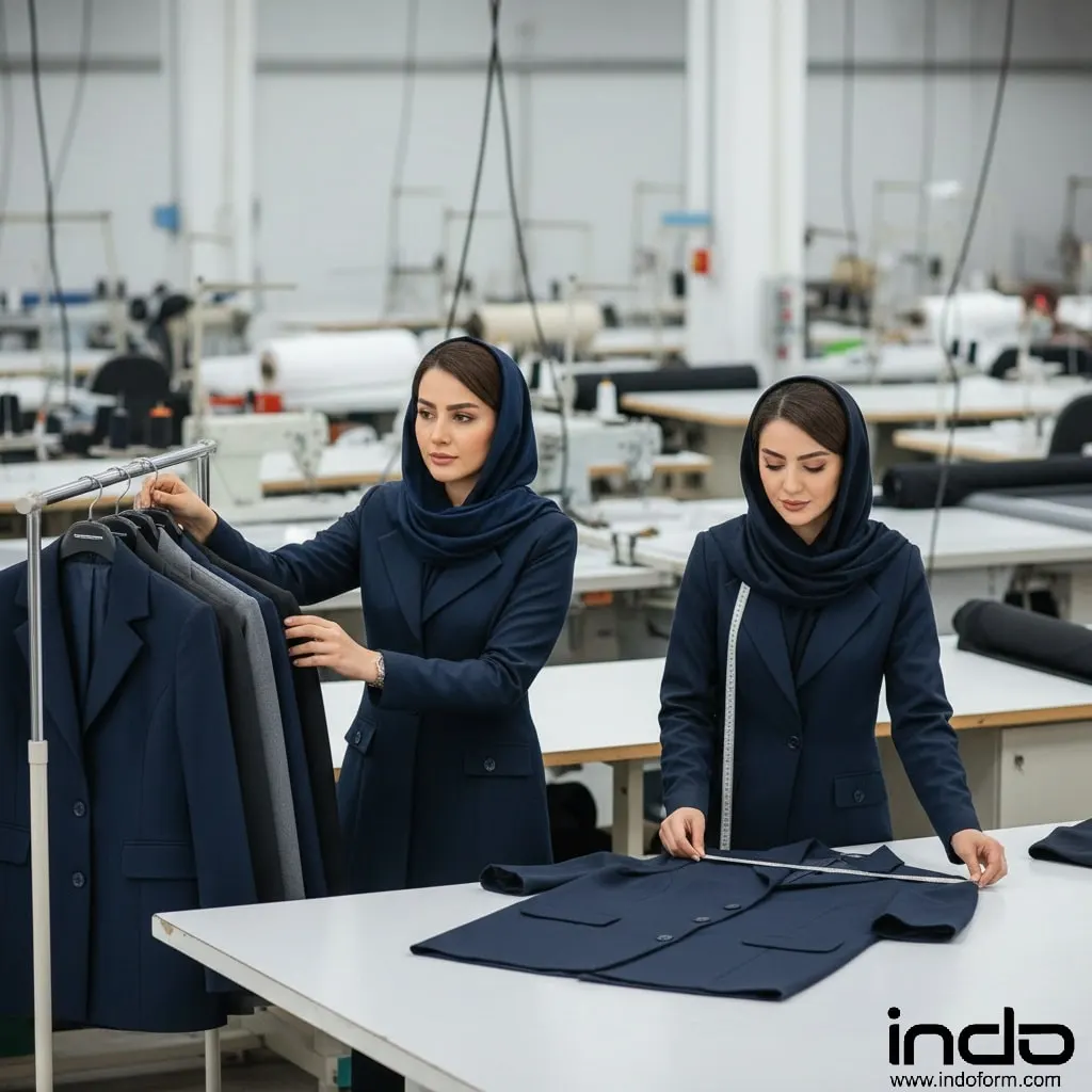 اندازه گیری مانتو اداری