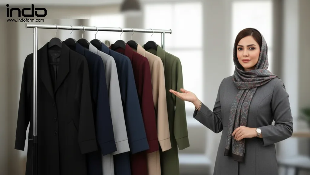 رنگ مانتو اداری در فصول مختلف