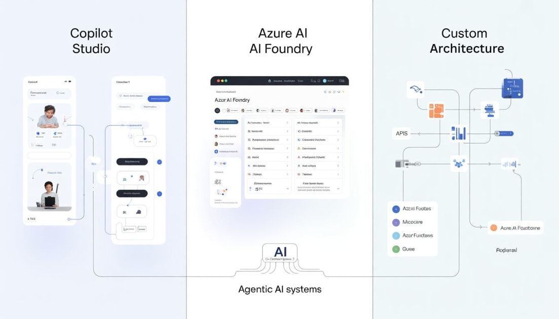 Azure AI Foundry vs Copilot Studio vs Custom Architectures: How to Actually Choose the Right Agentic AI Approach