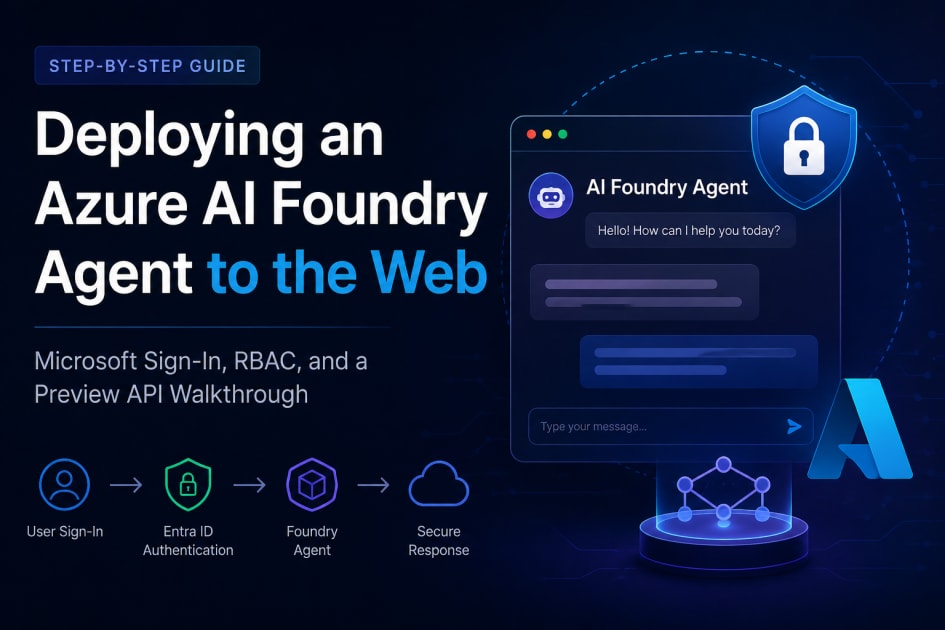 Deploying an Azure AI Foundry Agent to the Web: A Step-by-Step Guide