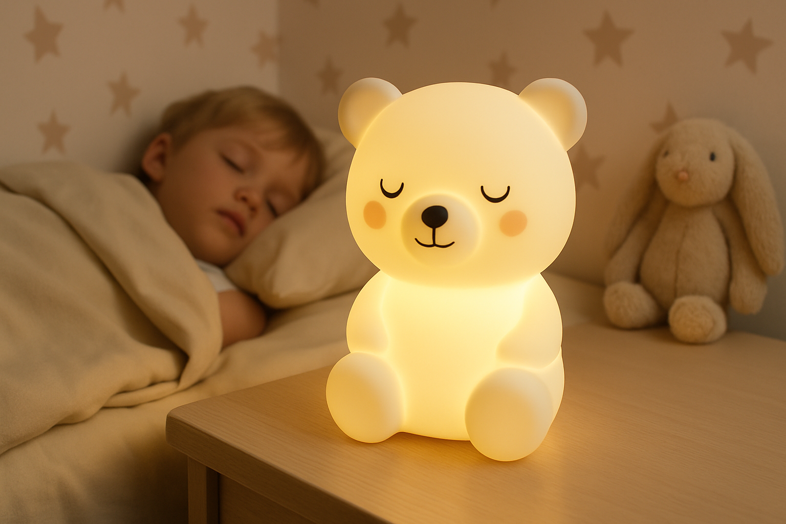 Veilleuse ourson LED