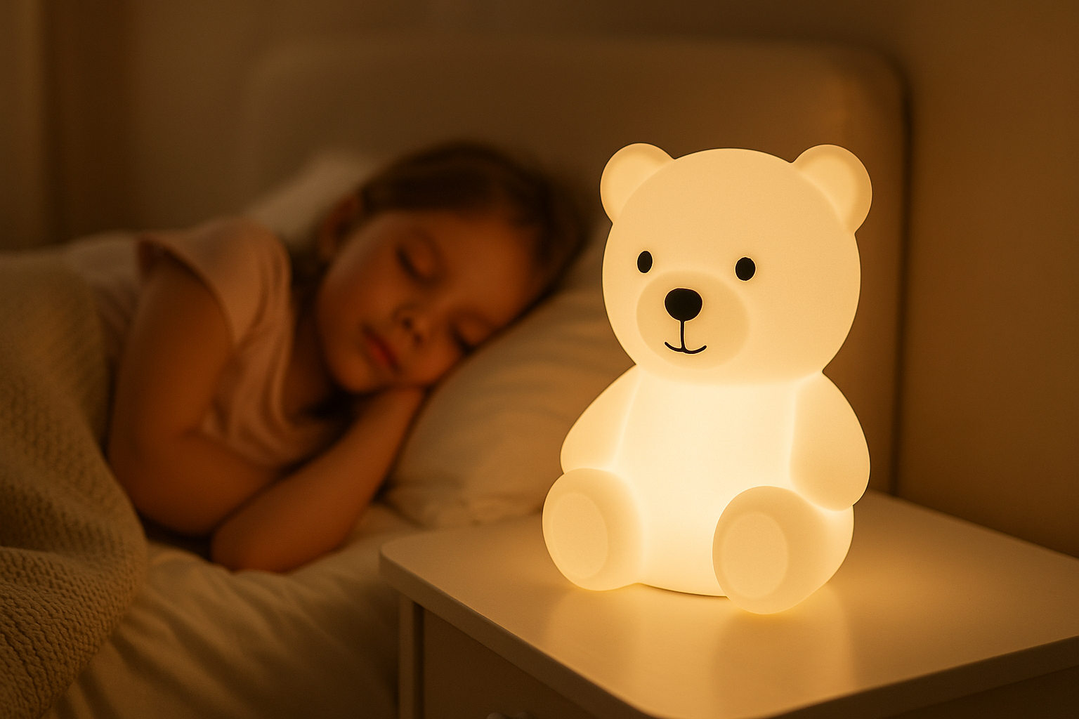 Veilleuse ourson LED