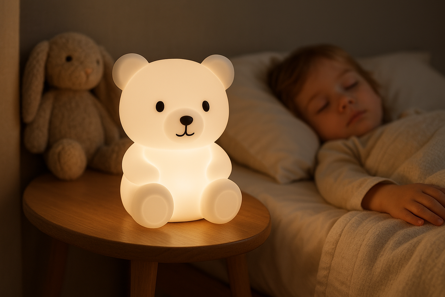 Veilleuse ourson LED
