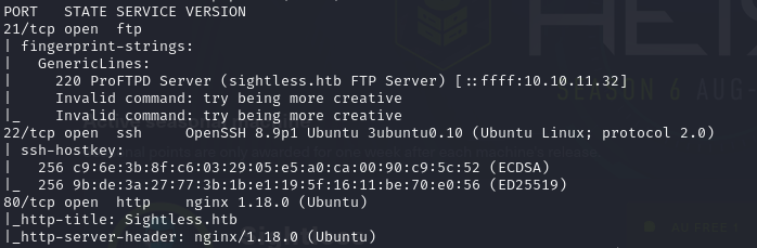 Image of Nmap Scan
